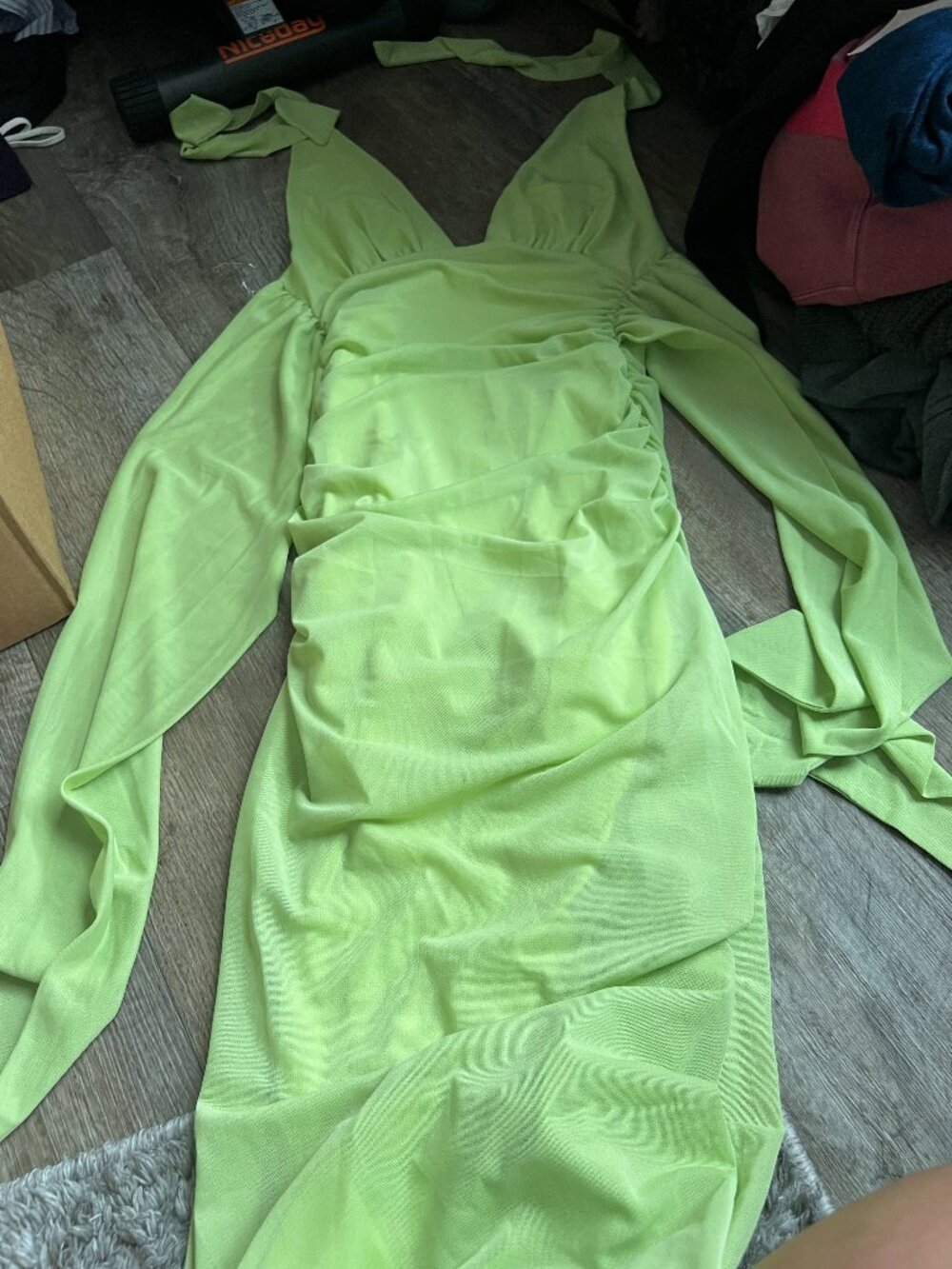 NWT Peppermayo Kerrie Maxi Dress - Lime size 0